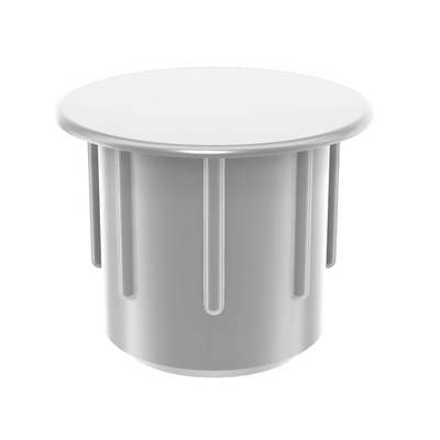 MODULAR SOLUTIONS ALUMINUM  CAP&lt;BR&gt;8MM DIAMETER GRAY